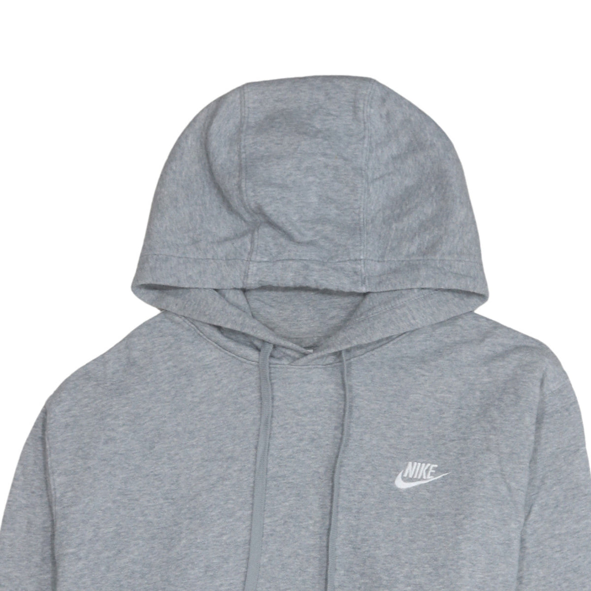 Nike Men's Grey L Pullover Hoodie Sports Fleece Sweatshirt