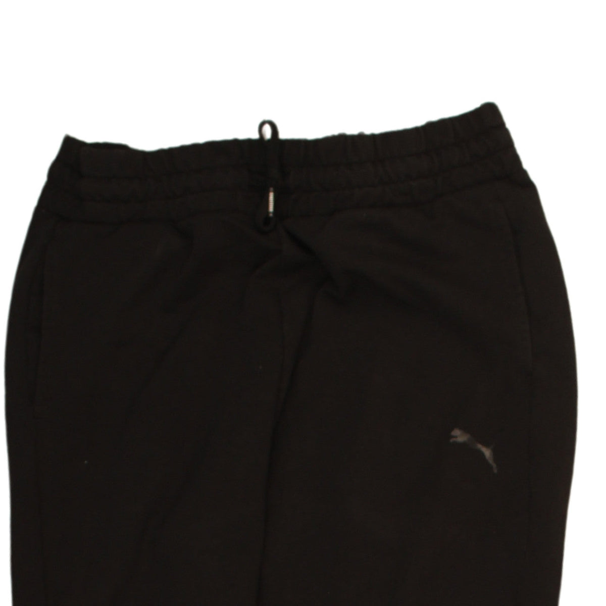 Puma Men Black Jogger Trousers Small Regular Fit Elastic Waist