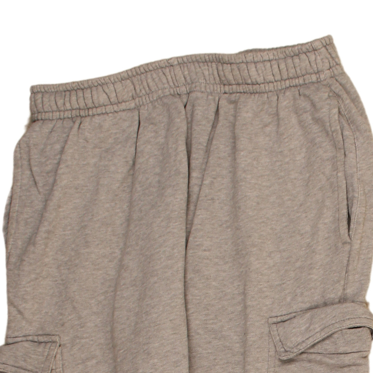 Nike Men's Beige Cargo Jogger Trousers M Regular Fit Elastic Waist