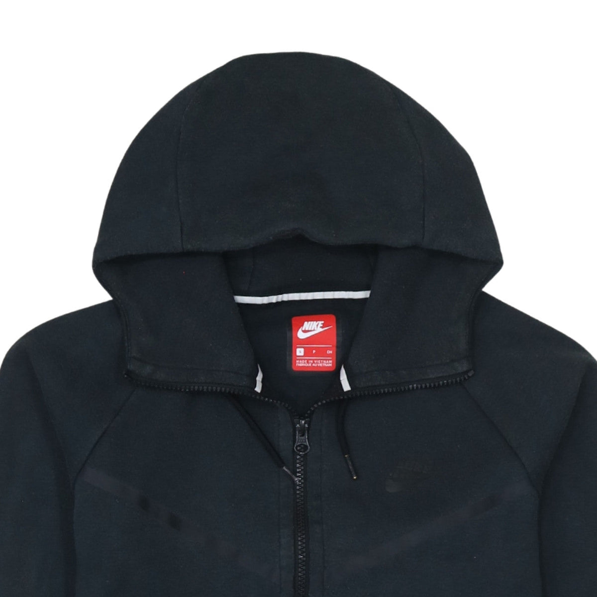 Nike Men's Black Small Full Zip Fleece Hoodie