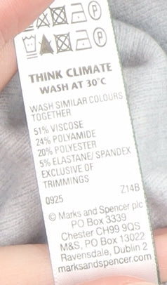 Marks & Spencer Women Grey L Pullover Crew Neck Jumper