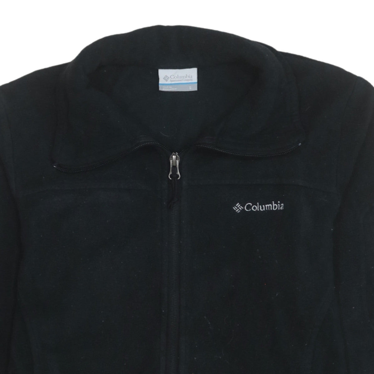 Columbia Men's Black Fleece Full Zip Jacket Size S Outdoor