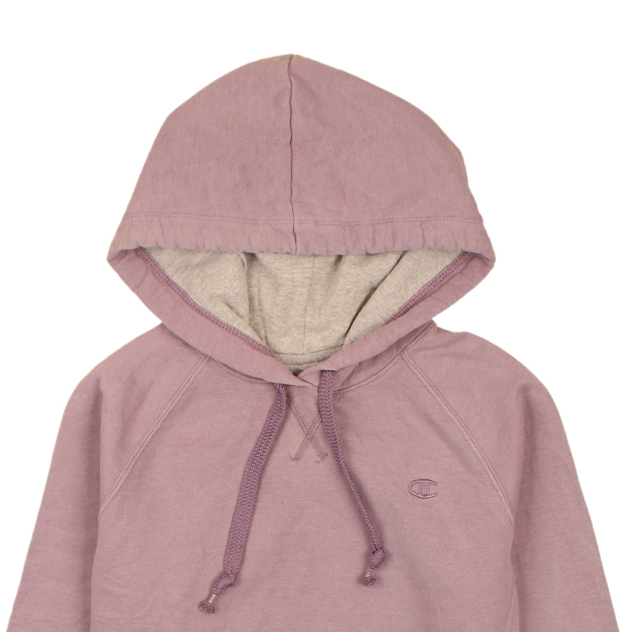 Champion Girls Pink Pullover Hoodie Sweatshirt - Size L Cotton Blend