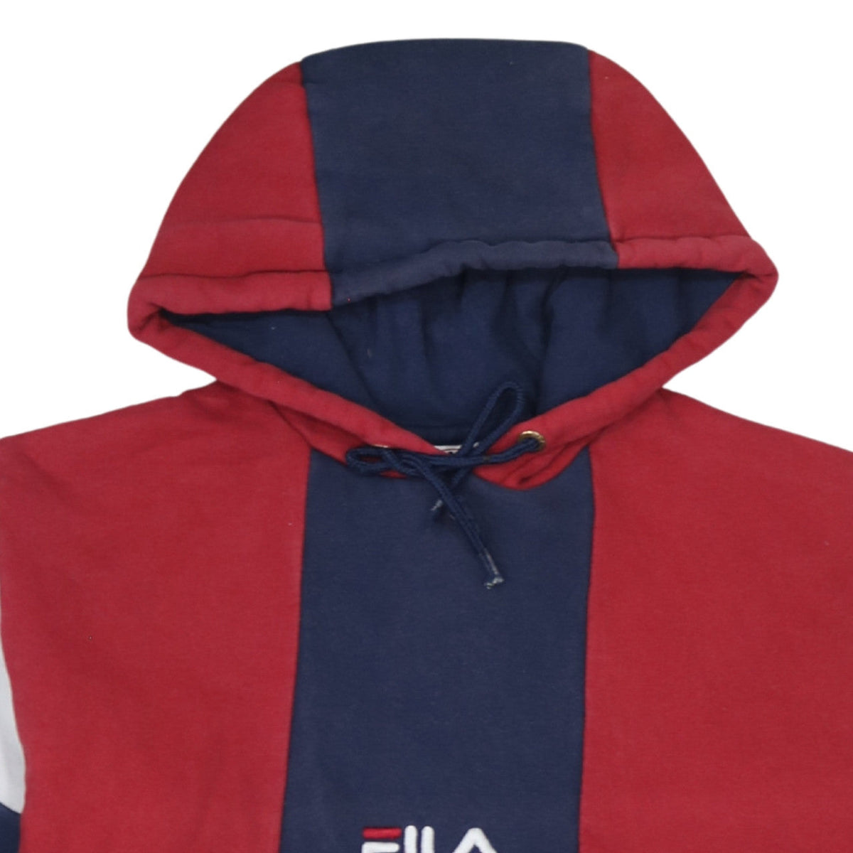 Fila Men's Multicoloured Pullover Hoodie Size M Retro Sportswear