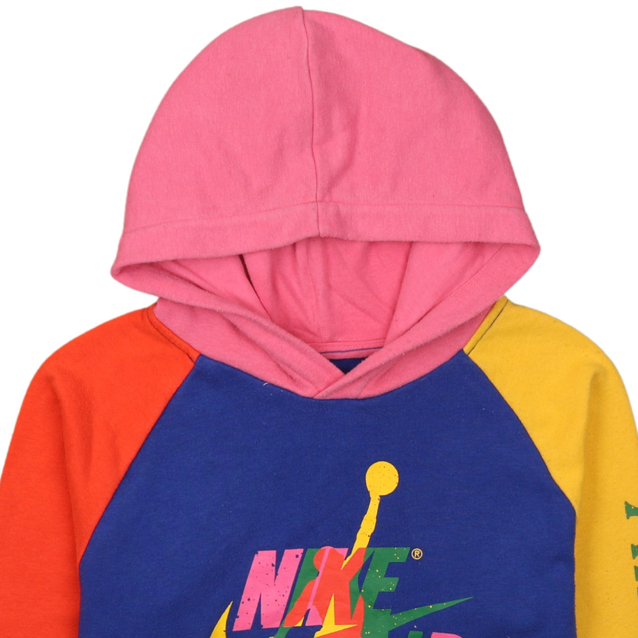 Nike Air Jordan Girls Multicoloured Hoodie 12-13 Years Pullover Cotton Blend
