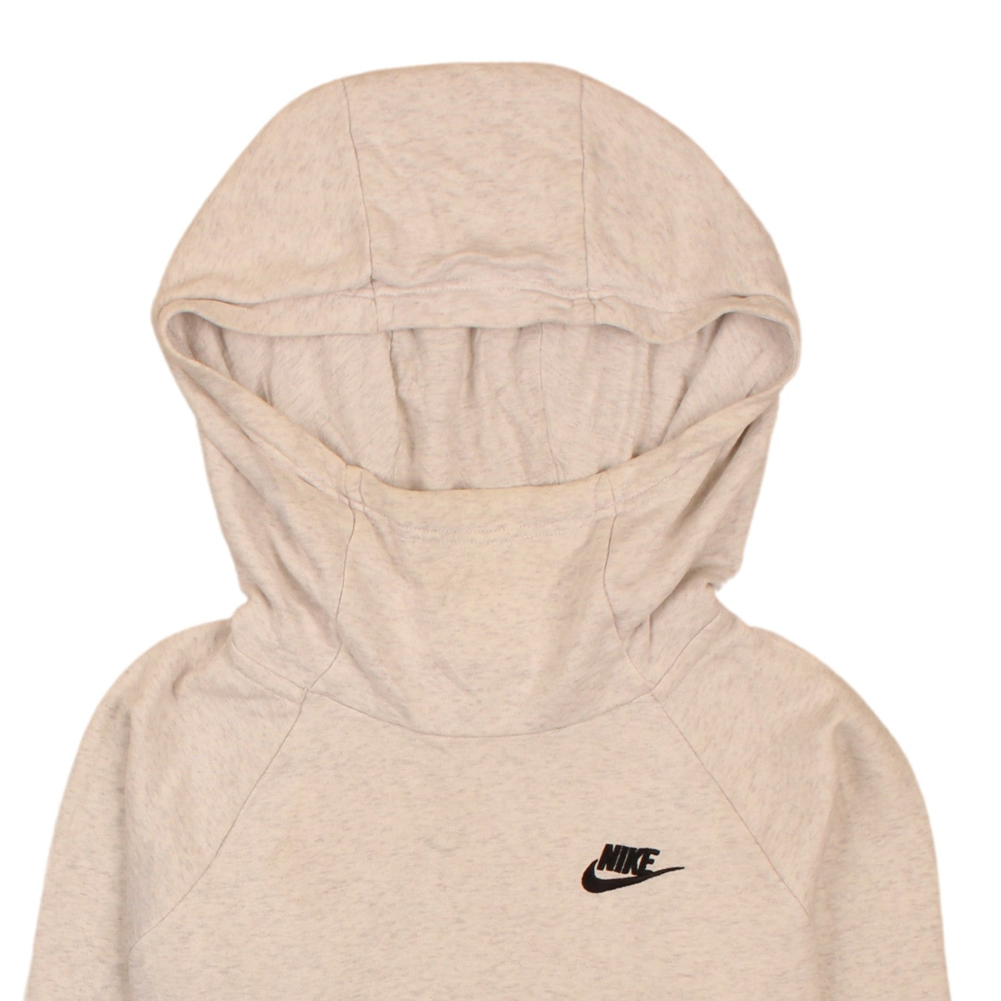 Nike Men's Beige Pullover Hoodie XS Regular Fit Fleece