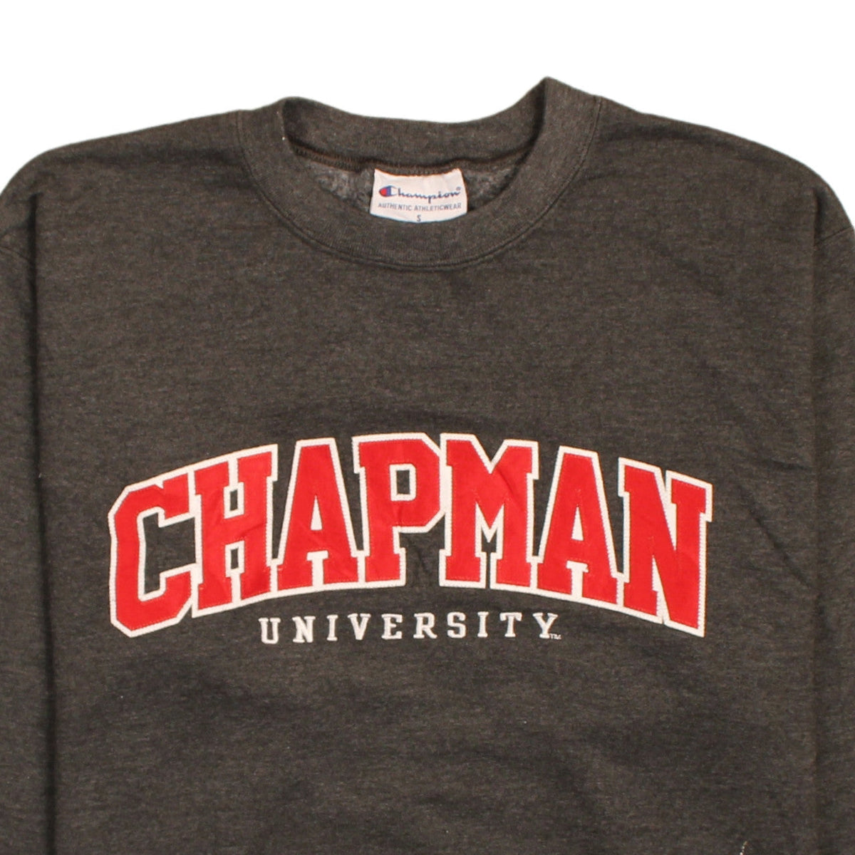 Champion Men's Grey Chapman University Sweatshirt Size S Pullover