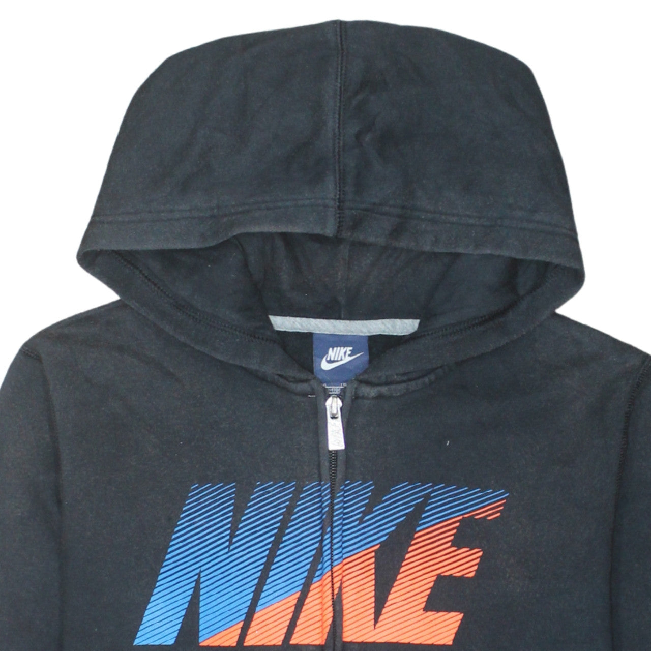Nike Boys Black Full Zip Fleece Hoodie 13-14 Years