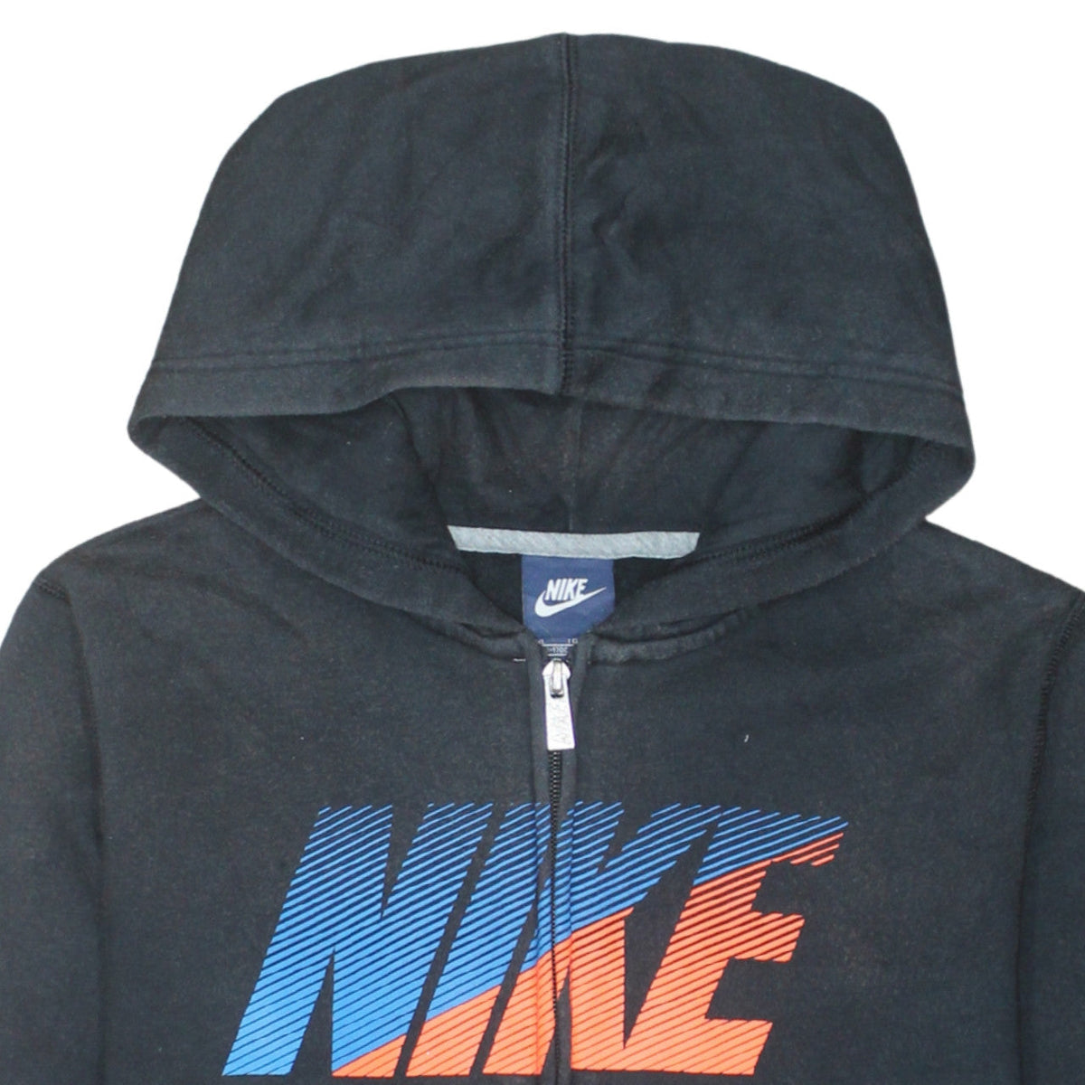 Nike Boys Black Full Zip Fleece Hoodie 13-14 Years