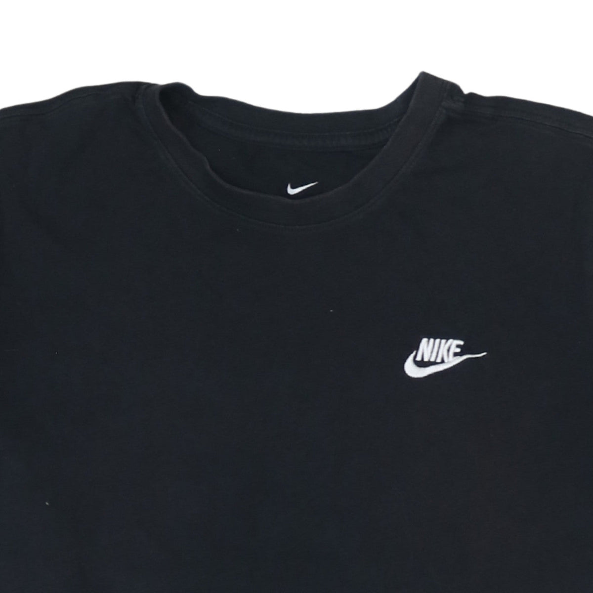 Nike Men's Black Crew Neck Short Sleeve Cotton T-Shirt Size M