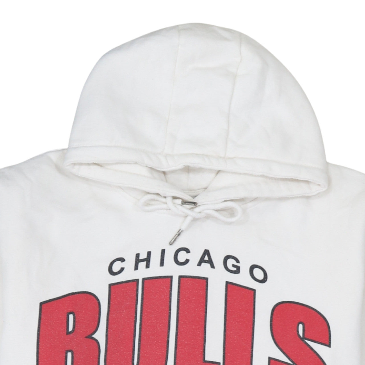 Primark NBA Men’s White 2XL Pullover Hoodie Chicago Bulls Logo Sweatshirt