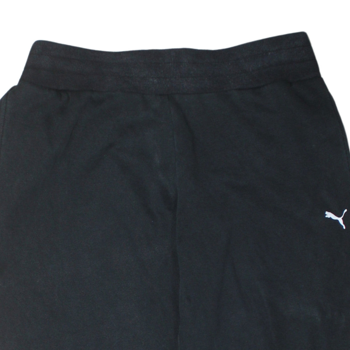 Puma Womens Black Medium Jogger Sweatpants Elastic Waist Activewear