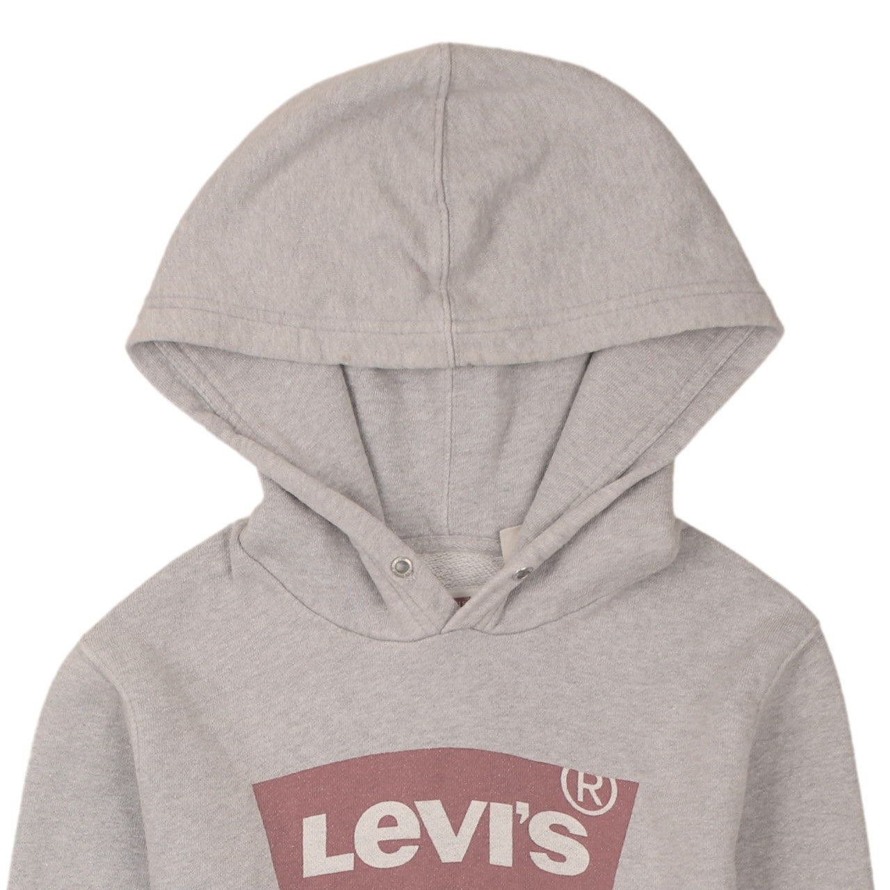 Levi's Men's Grey XS Pullover Hoodie Logo Graphic Sweatshirt