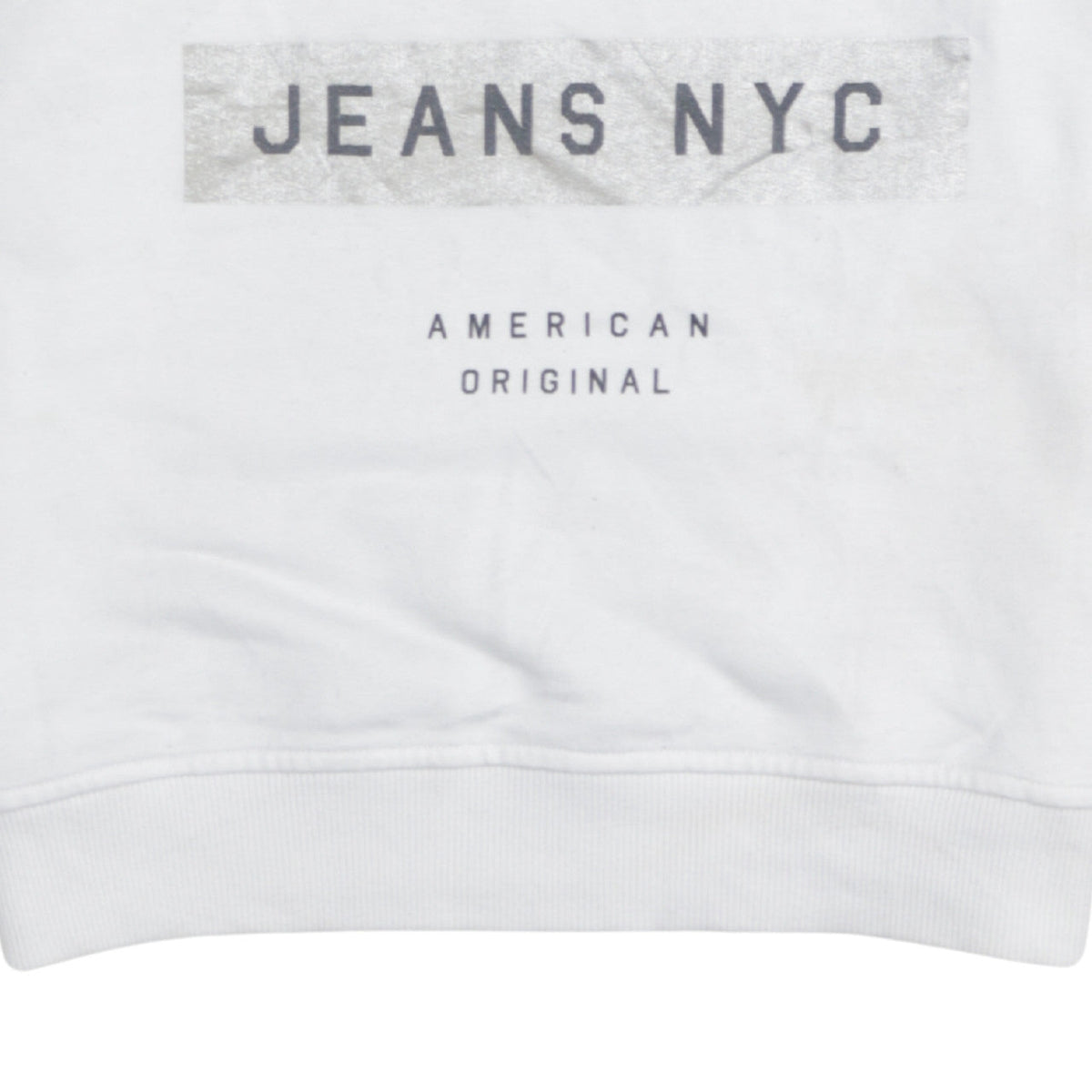 Tommy Jeans Men's White Crew Neck Pullover Sweatshirt Size S