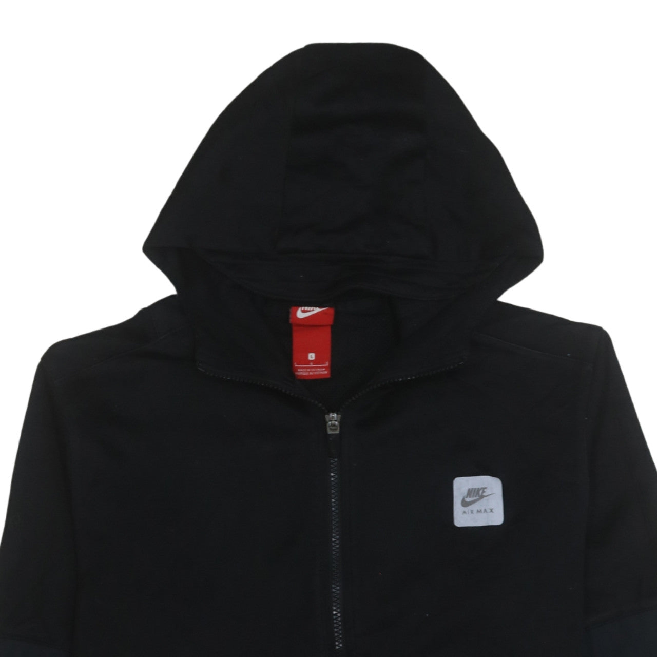 Nike Air Max Men's Black Full Zip Hoodie Size L