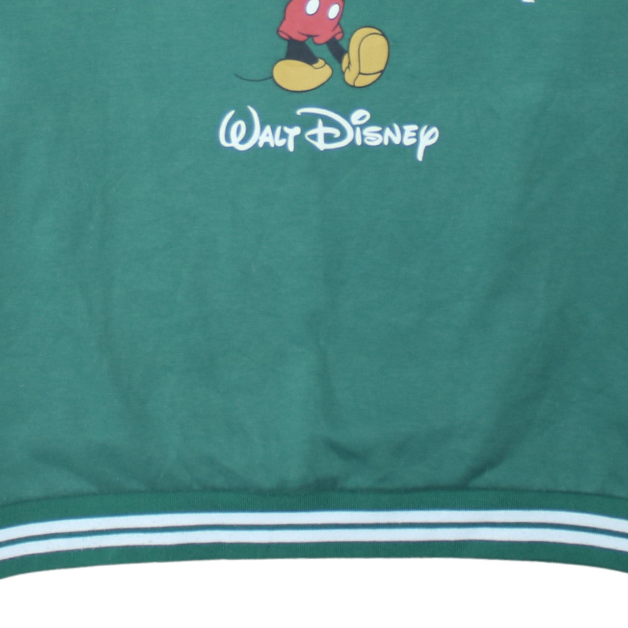 Disney Primark Women Green Mickey Mouse Sweatshirt XL Relaxed Fit