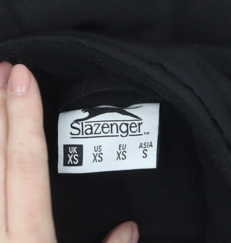 Slazenger Men's Black XS Puffer Waistcoat Lightweight Full Zip