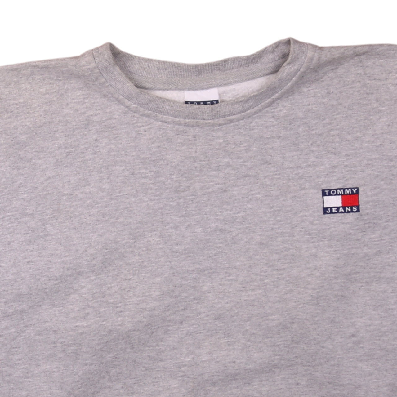 Tommy Hilfiger Women’s Grey Sweatshirt L Crew Neck Logo Casual