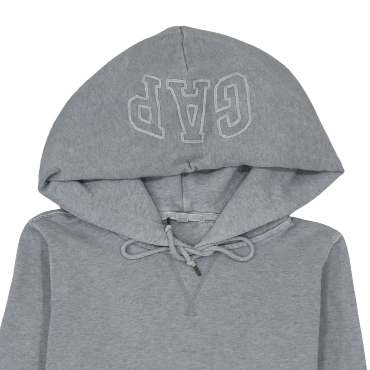 Gap Women’s Grey Pullover Hoodie Sweatshirt M Embroidered NYC Logo