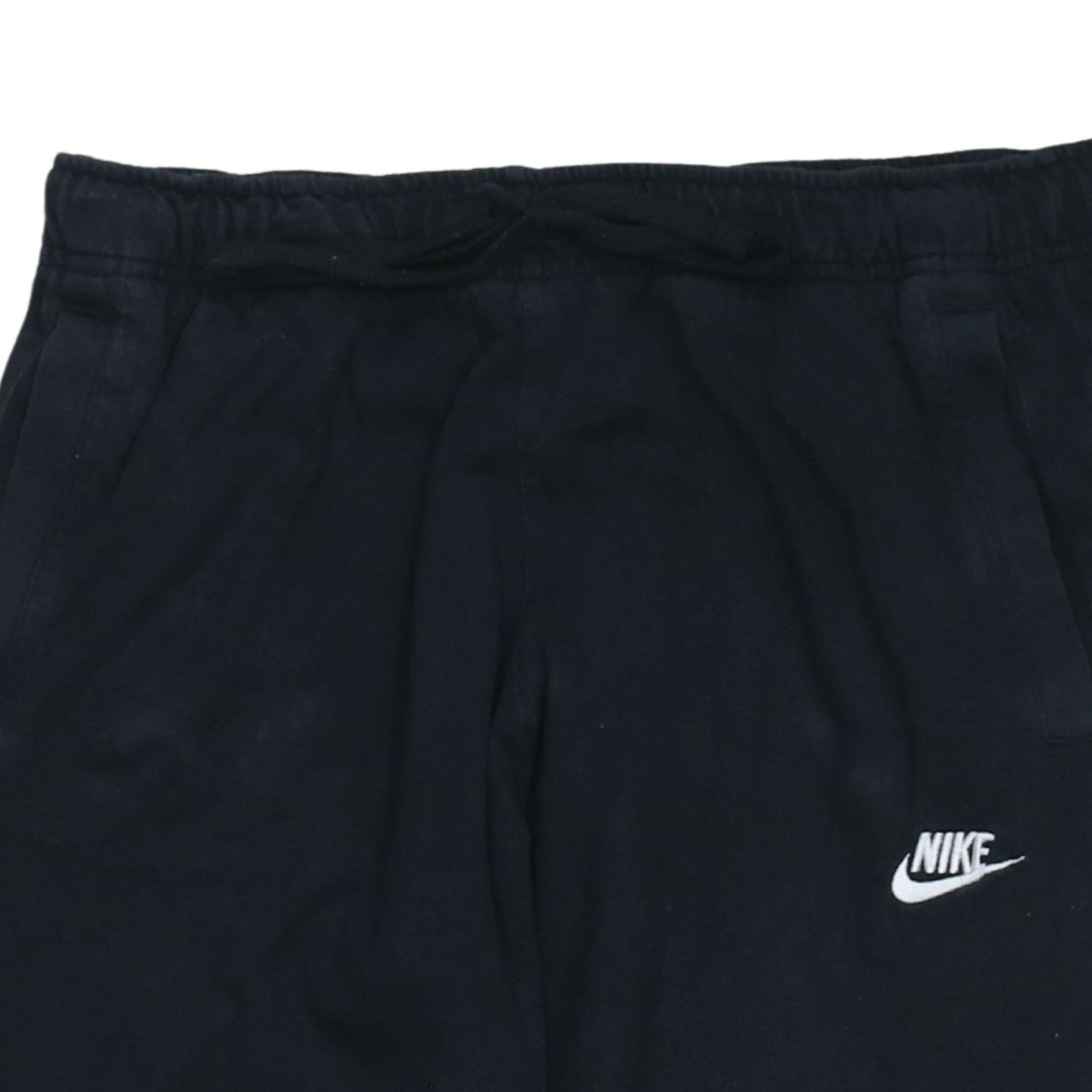 Nike Men's Black Cotton Jogger Sweatpants M Tapered Fit