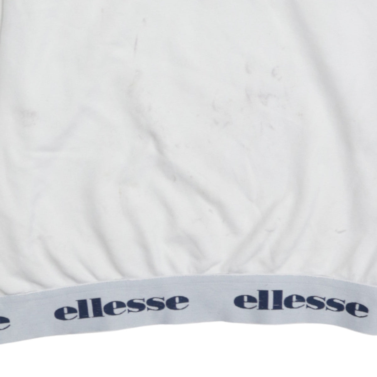 Ellesse Heritage Women's White Pullover Sweatshirt XS Logo Trim