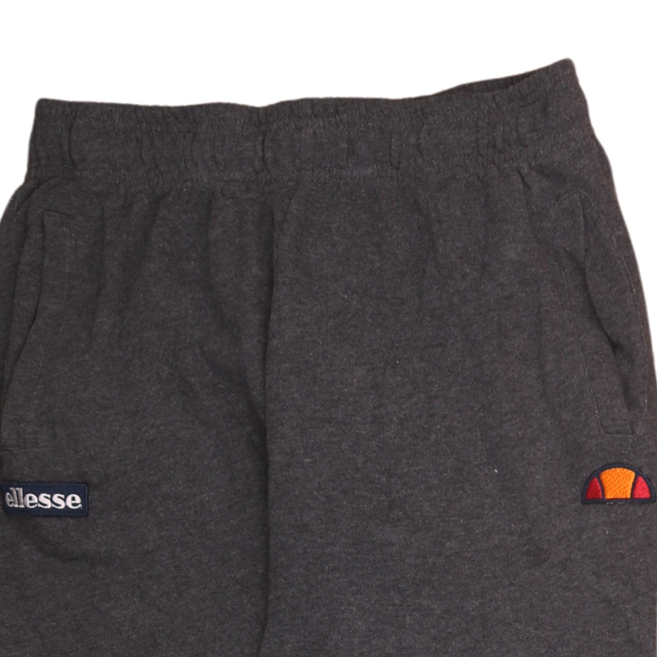 Ellesse Men's Grey Sweatpants S Regular Fit Fleece Joggers