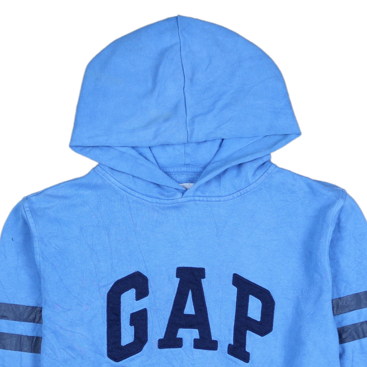Gap Boys Blue Pullover Hoodie XXL Fleece Logo Long Sleeve Sweatshirt