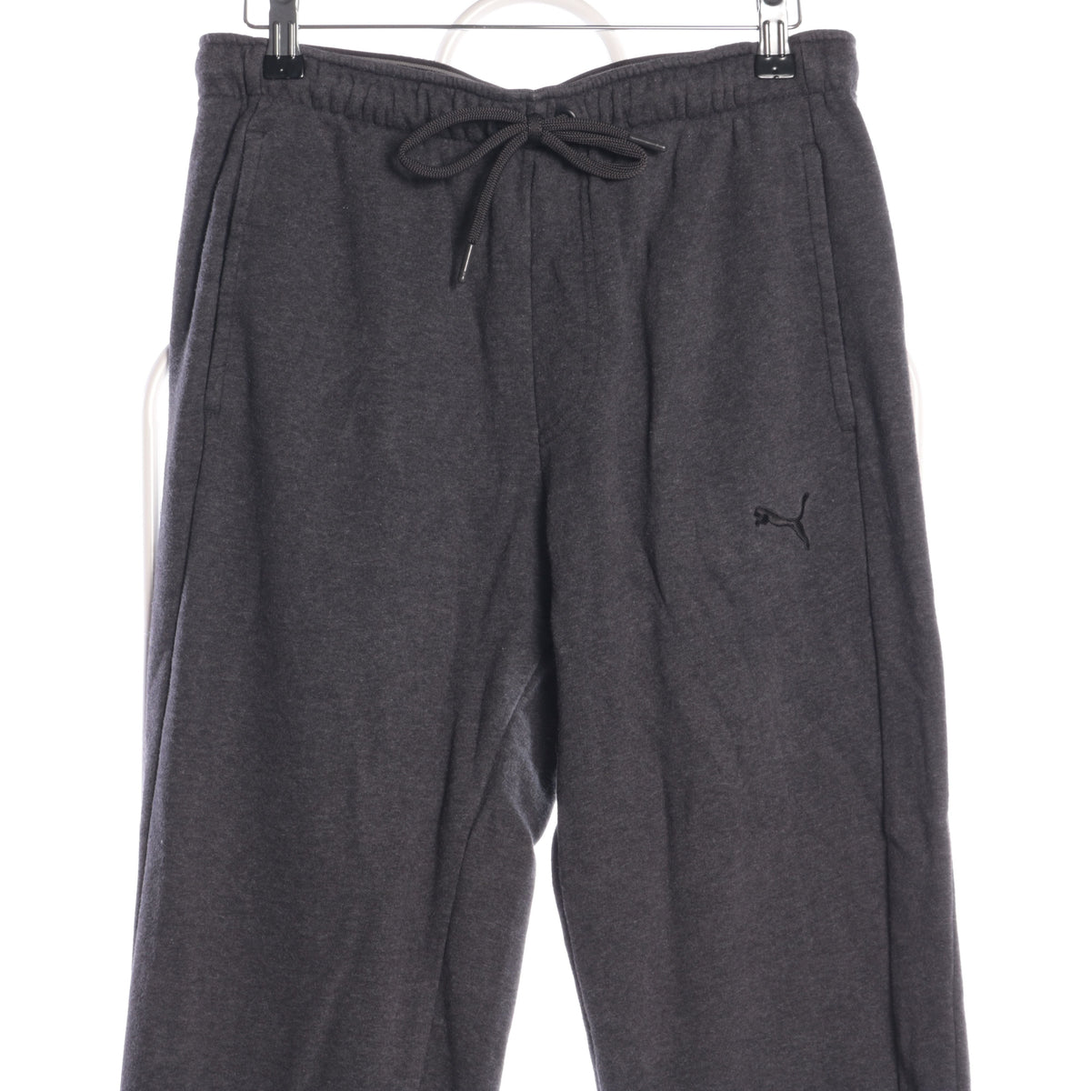 Puma Men’s Grey Regular Fit Sweatpants Tapered Casual Trousers M