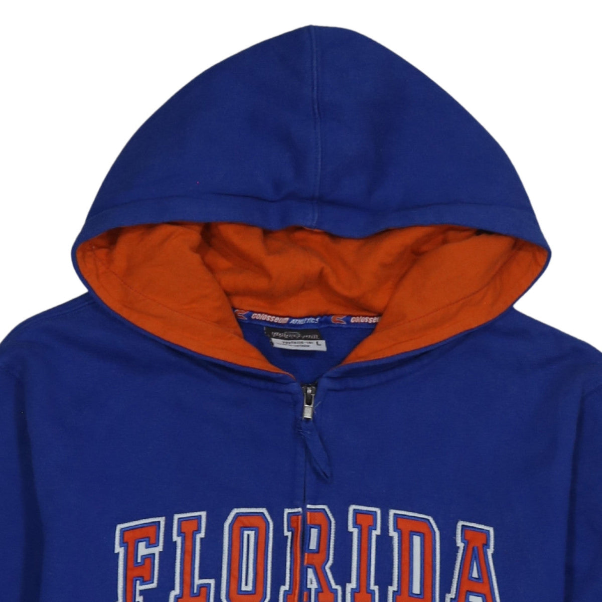 Colosseum Athletics Boys Blue Full Zip Florida Hoodie L 16-18 Fleeced