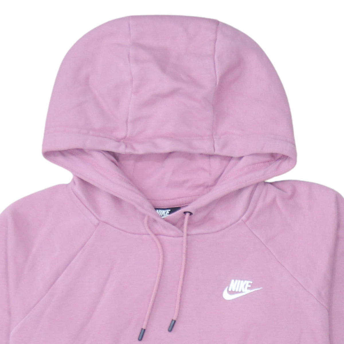 Nike Women Pink Pullover Hoodie Small Cotton Blend Casual