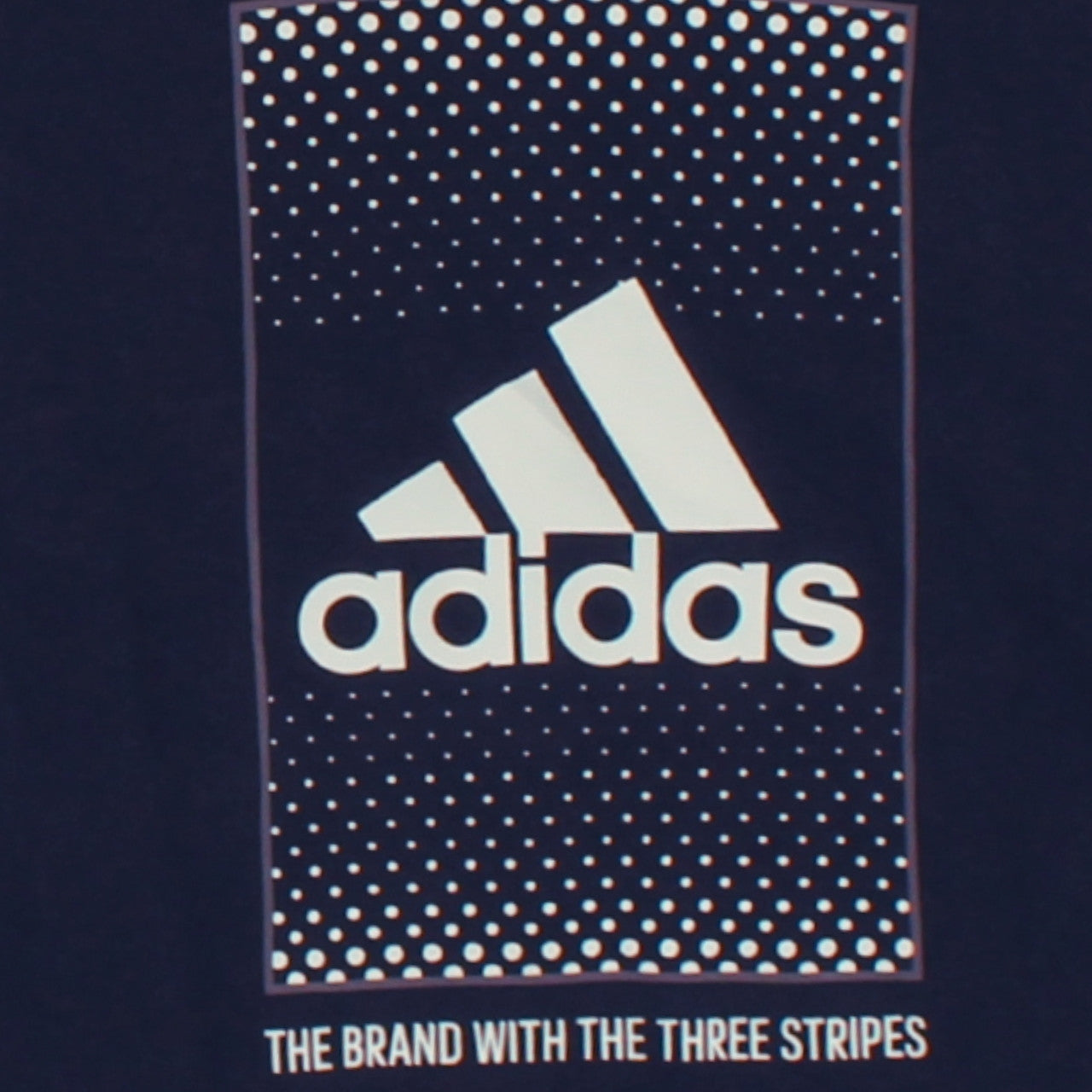 Adidas Boys Blue Pullover Hoodie 14 Years Regular Fit Graphic Print