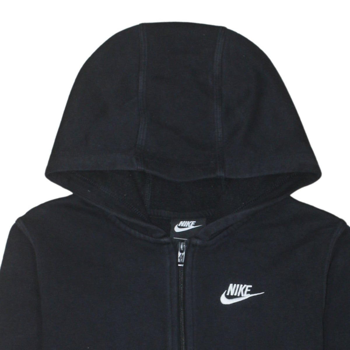 Nike Boys Black XL Full Zip Fleece Hoodie Sweatshirt
