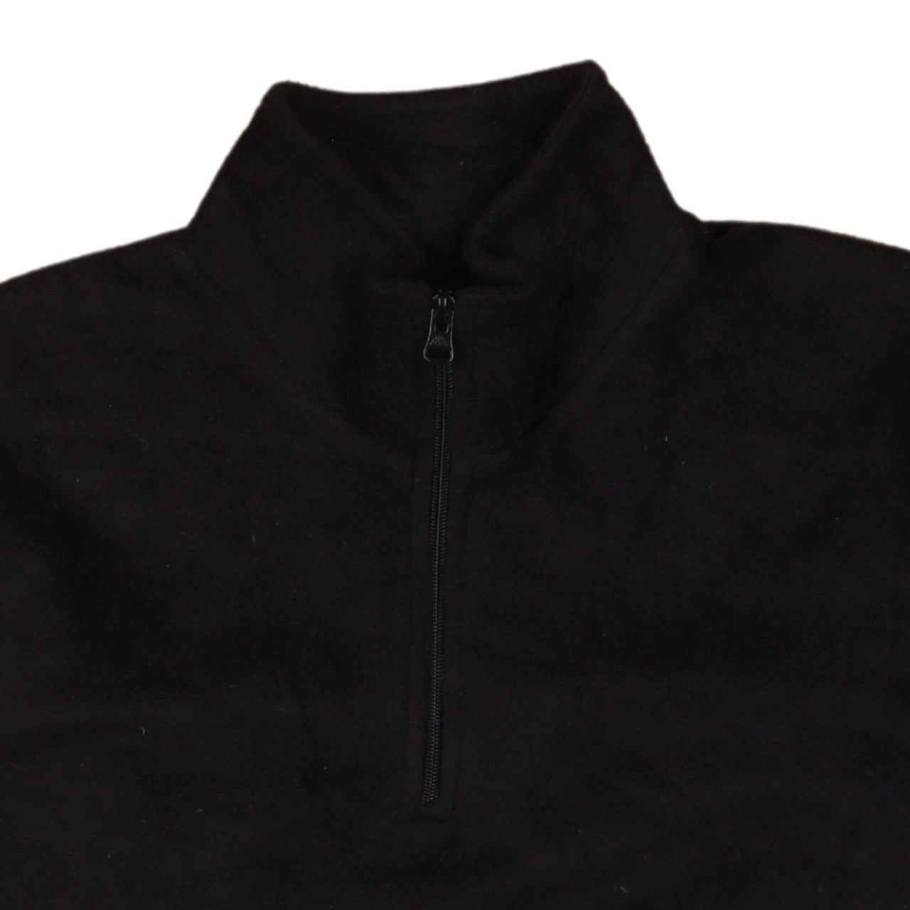 Kappa Men’s Black Fleece 1/4 Zip Pullover Sweatshirt Medium