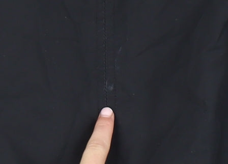 Dalia Collection Women's Black Belted Cotton Jacket Size 8