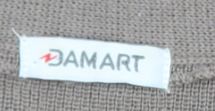 Damart Women’s Beige V-Neck Button Cardigan Size S 10/12