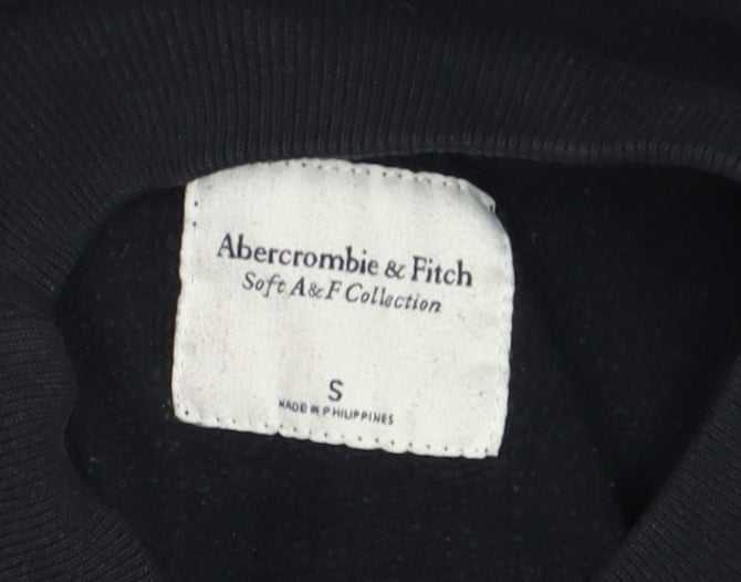 Abercrombie & Fitch Women's Black Small Pullover Sweatshirt