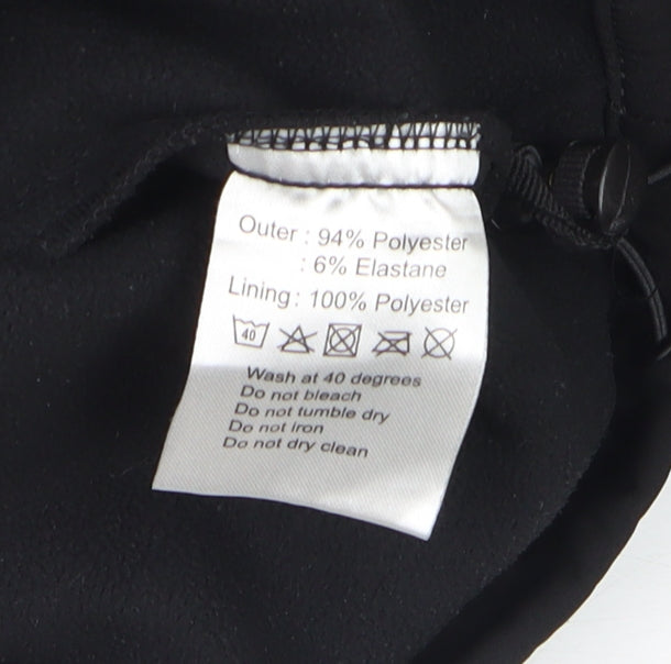 Arco Essentials Men's Black Softshell Jacket M Workwear Outdoor Zip Up
