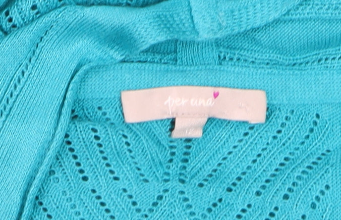 Marks & Spencer Women’s Blue Cardigan L Lightweight Knit