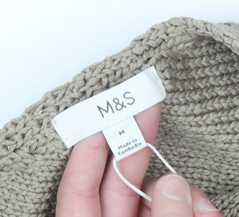 Marks & Spencer Women’s Beige Knit Pullover Jumper Medium