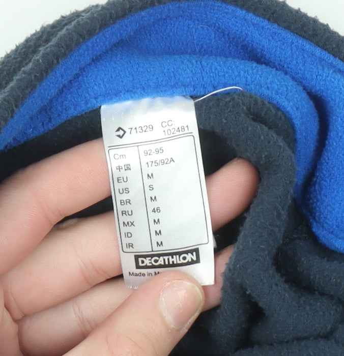 Decathlon Men’s Blue Fleece 1/4 Zip Pullover Sweatshirt Size M