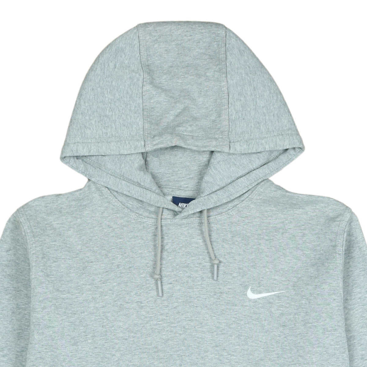 Nike Men's Grey Pullover Hoodie L Regular Fit Sports Fleece
