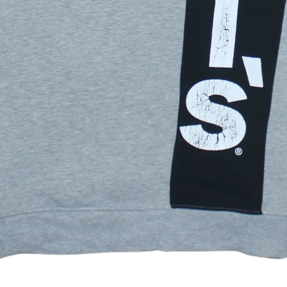 Levi's Boys Grey Colourblock Sweatshirt 16 Years Crew Neck Logo Print