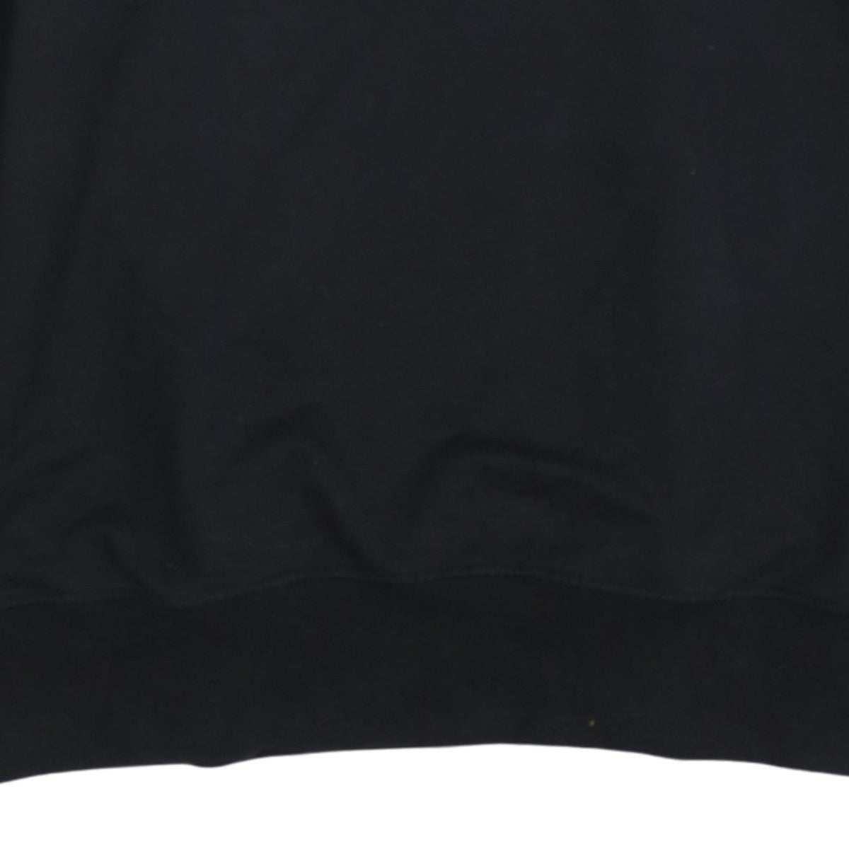 Nike Women's Black White Logo Crew Neck Pullover Sweatshirt L