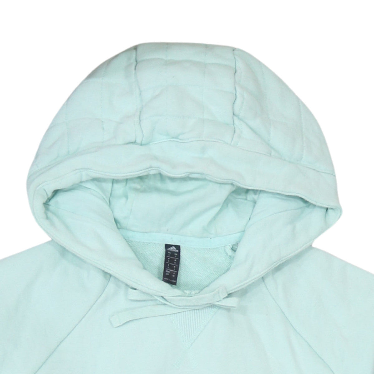 Adidas Men's Mint Green Pullover Hoodie Small Cotton Fleece