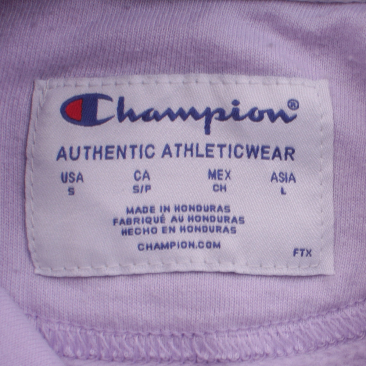 Champion Womens Lilac Pullover Hoodie Small Logo Athleticwear