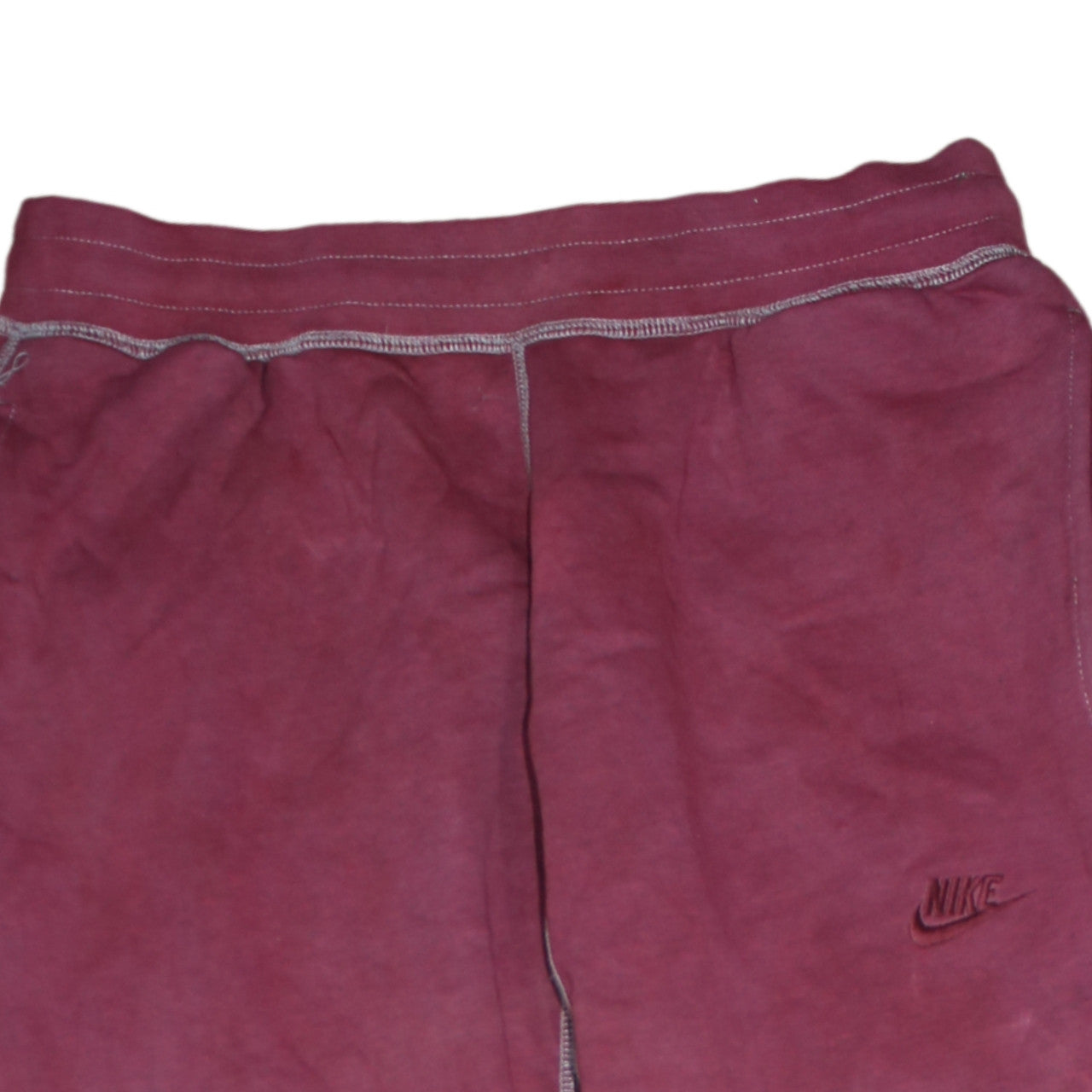 Nike Women Pink Fleece Jogger Sweatpants M Activewear Tapered