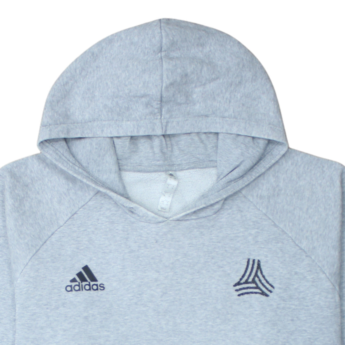 Adidas Men's Grey XL Pullover Hoodie Fleece Sports Sweatshirt