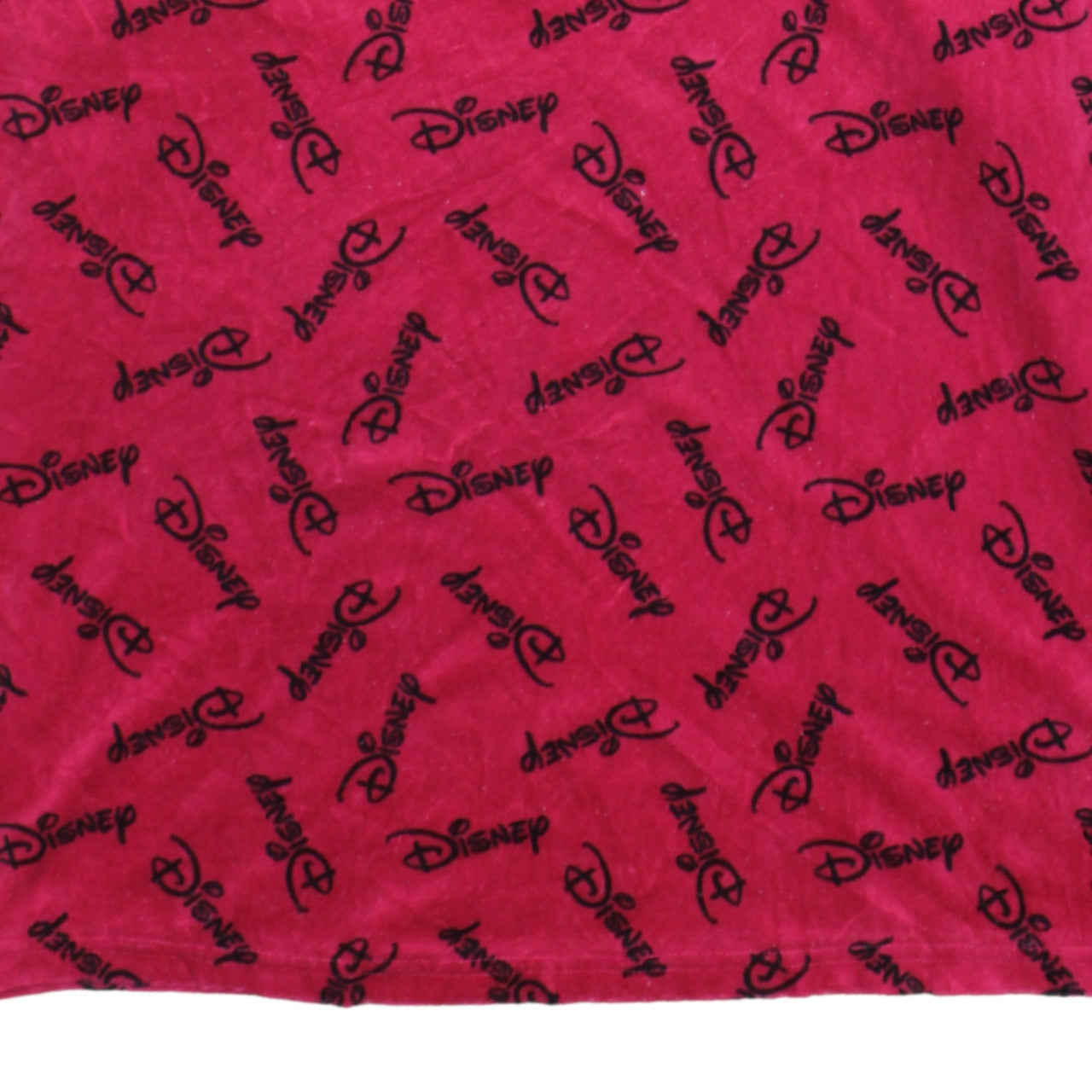 Disney Womens Pink Velour Long Sleeve Nightshirt XL