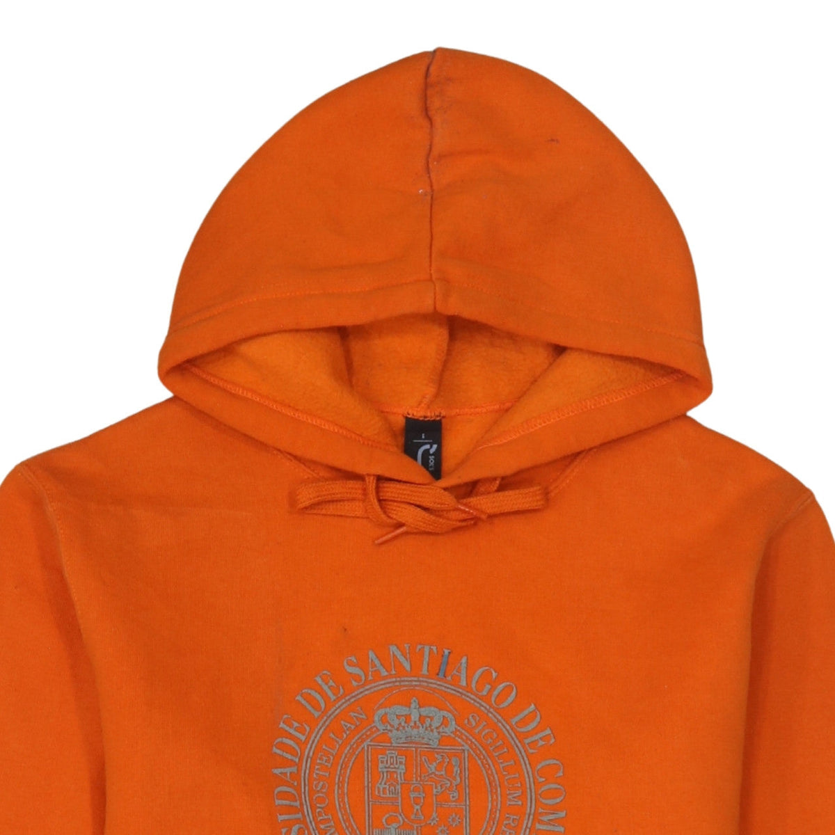 SOL'S Orange University Print Pullover Hoodie Women’s Small