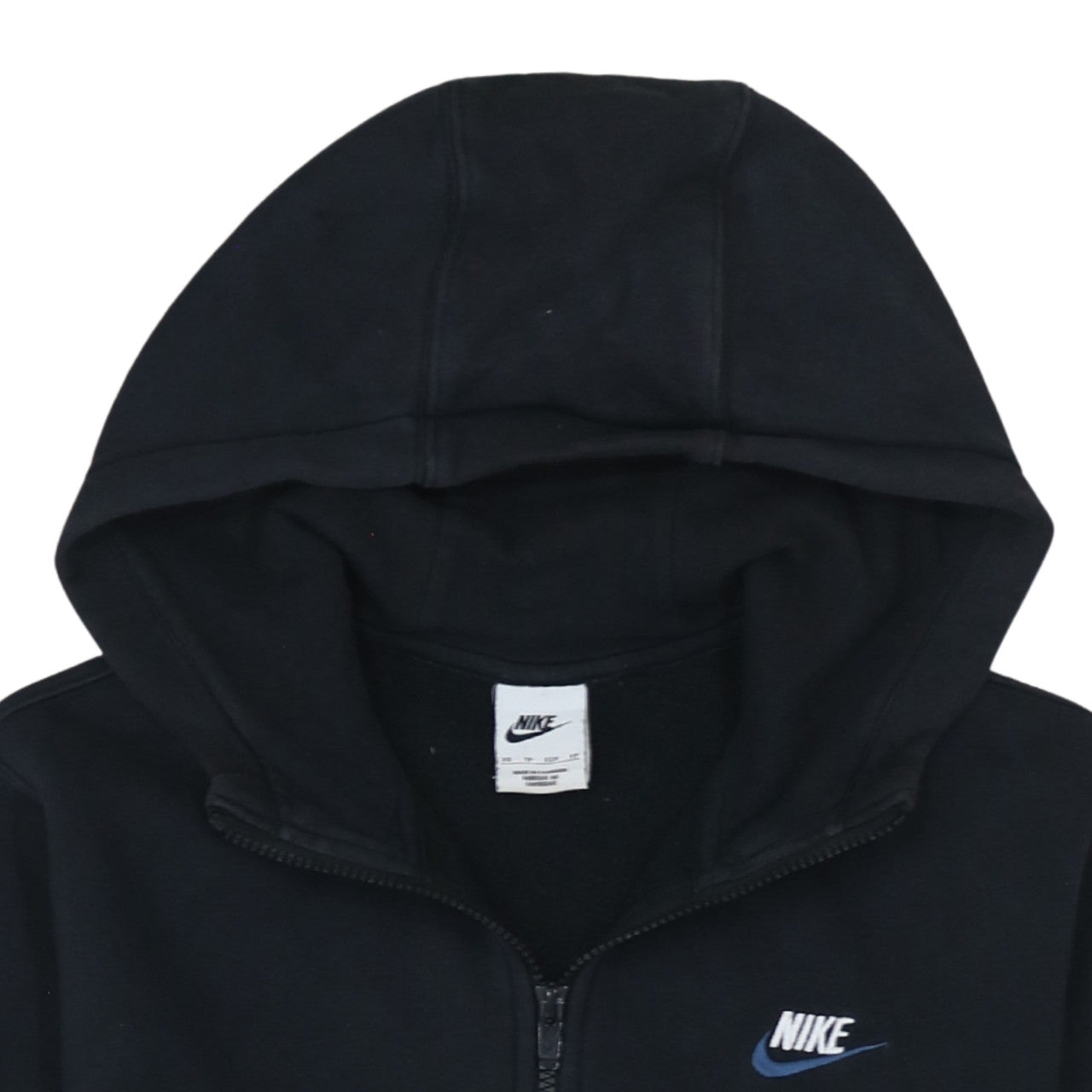 Nike Men's Black XS Full Zip Hoodie Sweatshirt Fleece
